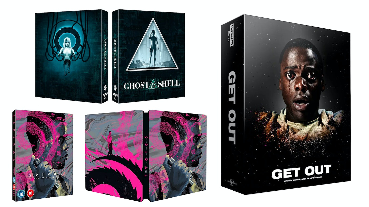 Best steelbooks - Ghost In The Shell, Spiral, Get Out