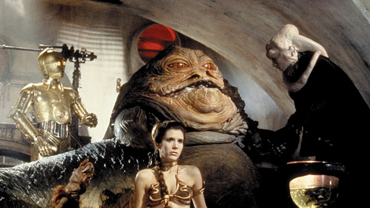 return of the jedi leia jabba